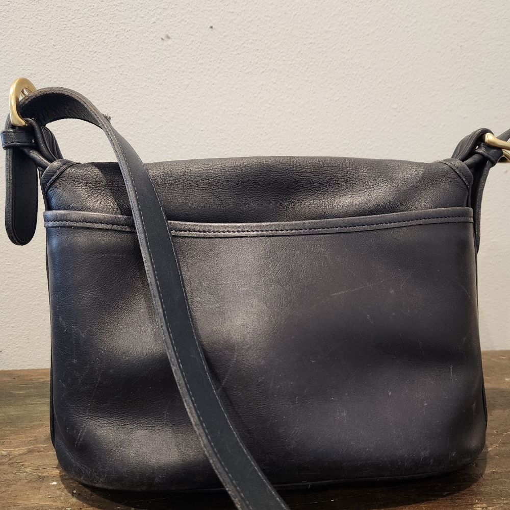Vintage COACH Fletcher Saddle Bucket Crossbody Ba - Picture 4 of 11